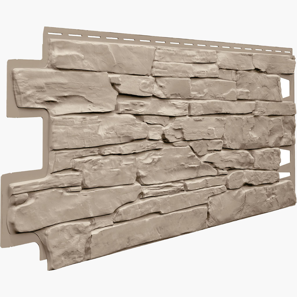 Revestimiento para fachadas PVC imitación piedra Solid Stone Lazio