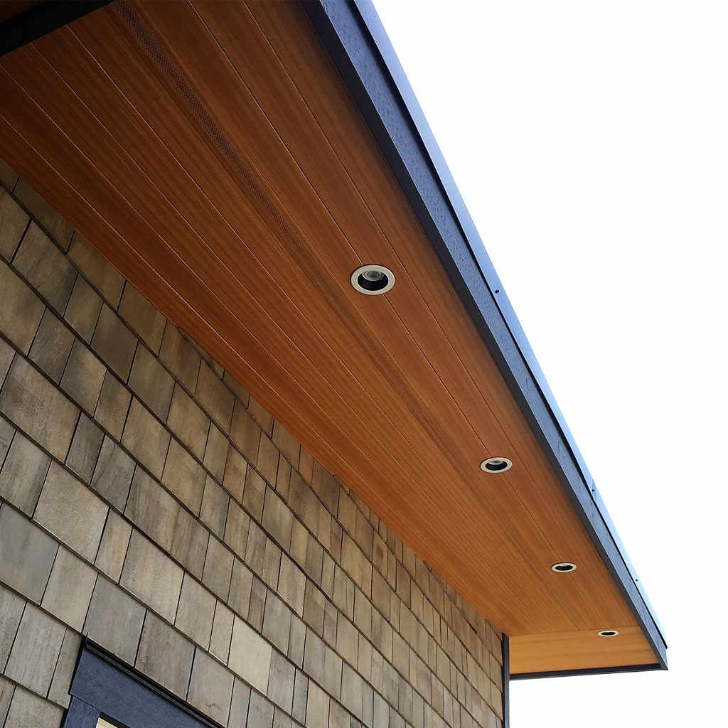Instalación de panel para falso techo madera en exterior3