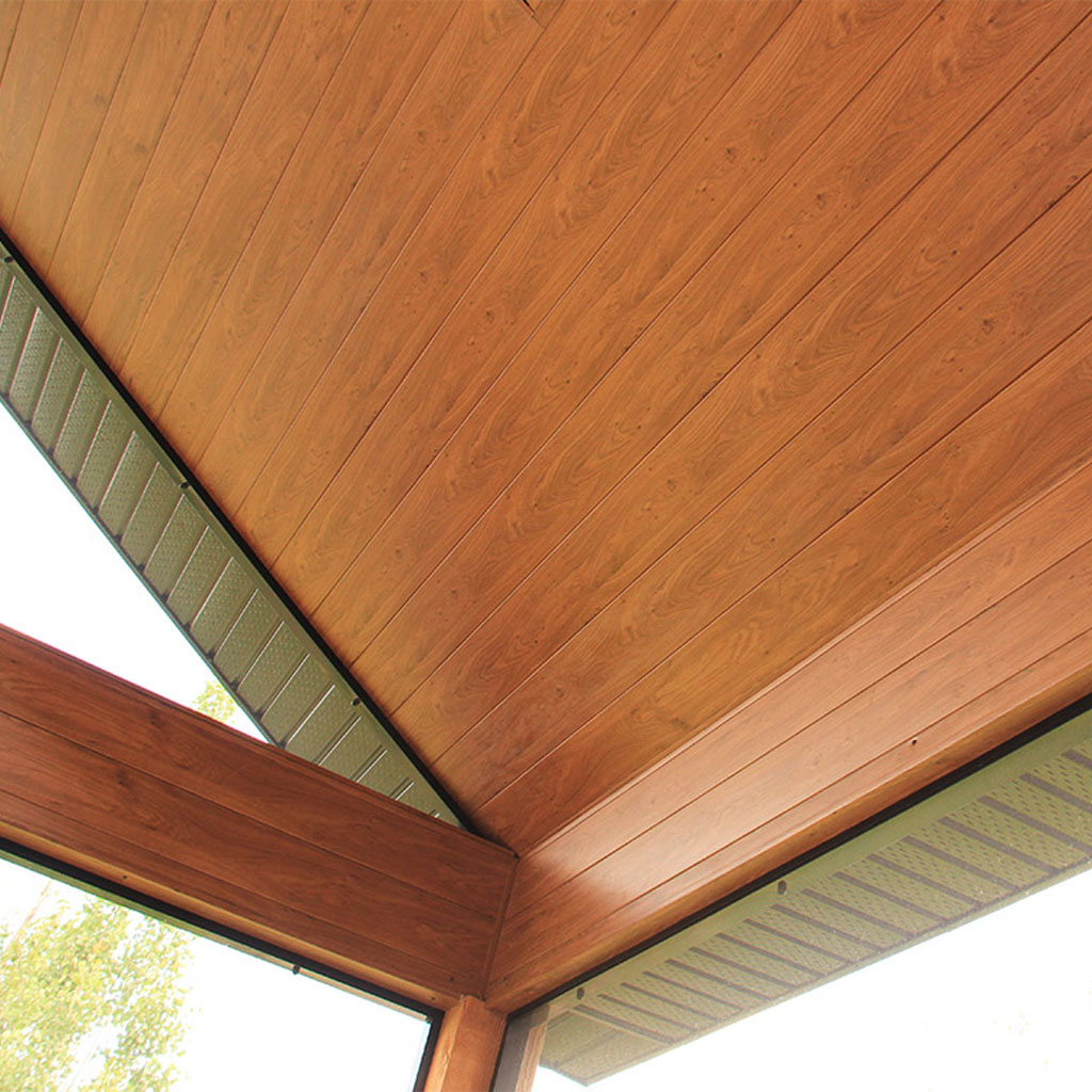 Instalación de panel para falso techo madera en interior2