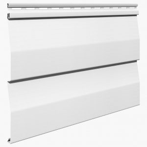 Panel para fachadas modelo unicolor biselado color blanco