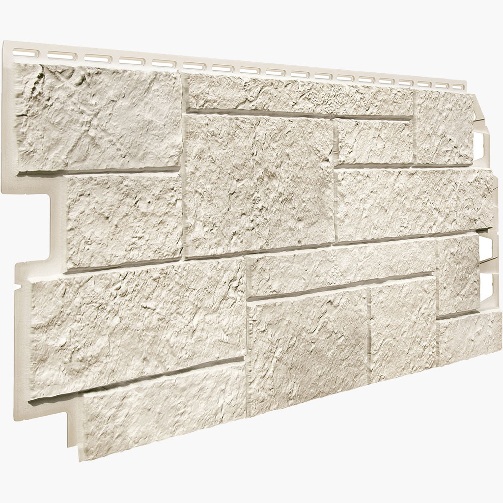 Revestimiento para fachadas PVC imitación piedra Sandstone beige