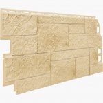 Revestimiento para fachadas PVC imitación piedra Sandstone crema