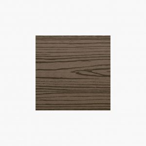 Tarima composite para suelo exterior acanalado color marrón oscuro